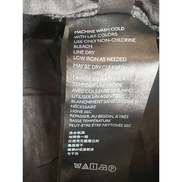 Anthropologie Black The Essential Slim Velvet Straight Pants US 0 UK 4 EU 32 - Picture 11 of 16